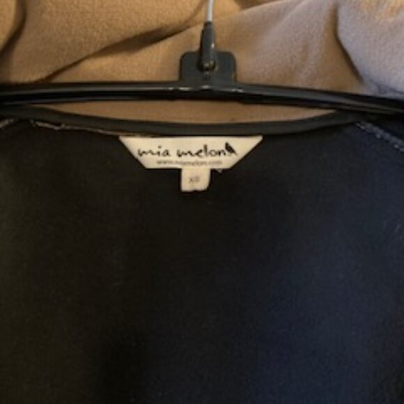 Brand New Mia Melon Kendra Waterproof Women's Wool Coat - XS Camel/Black - Picture 4 of 4